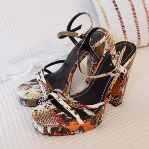 ZARA PLATFORM HEELS